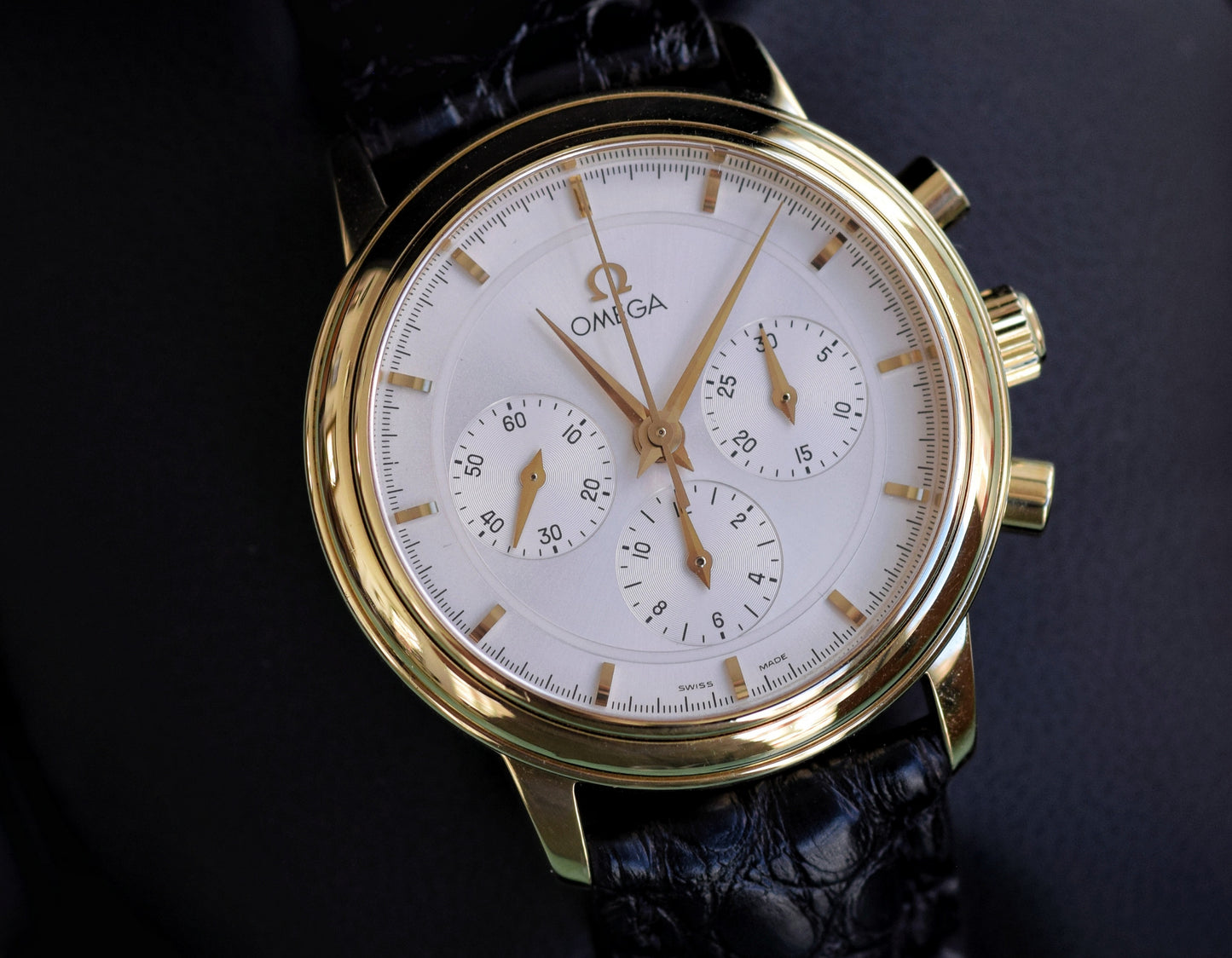 OMEGA DeVille Prestige Chronograph 18 Karat Gold